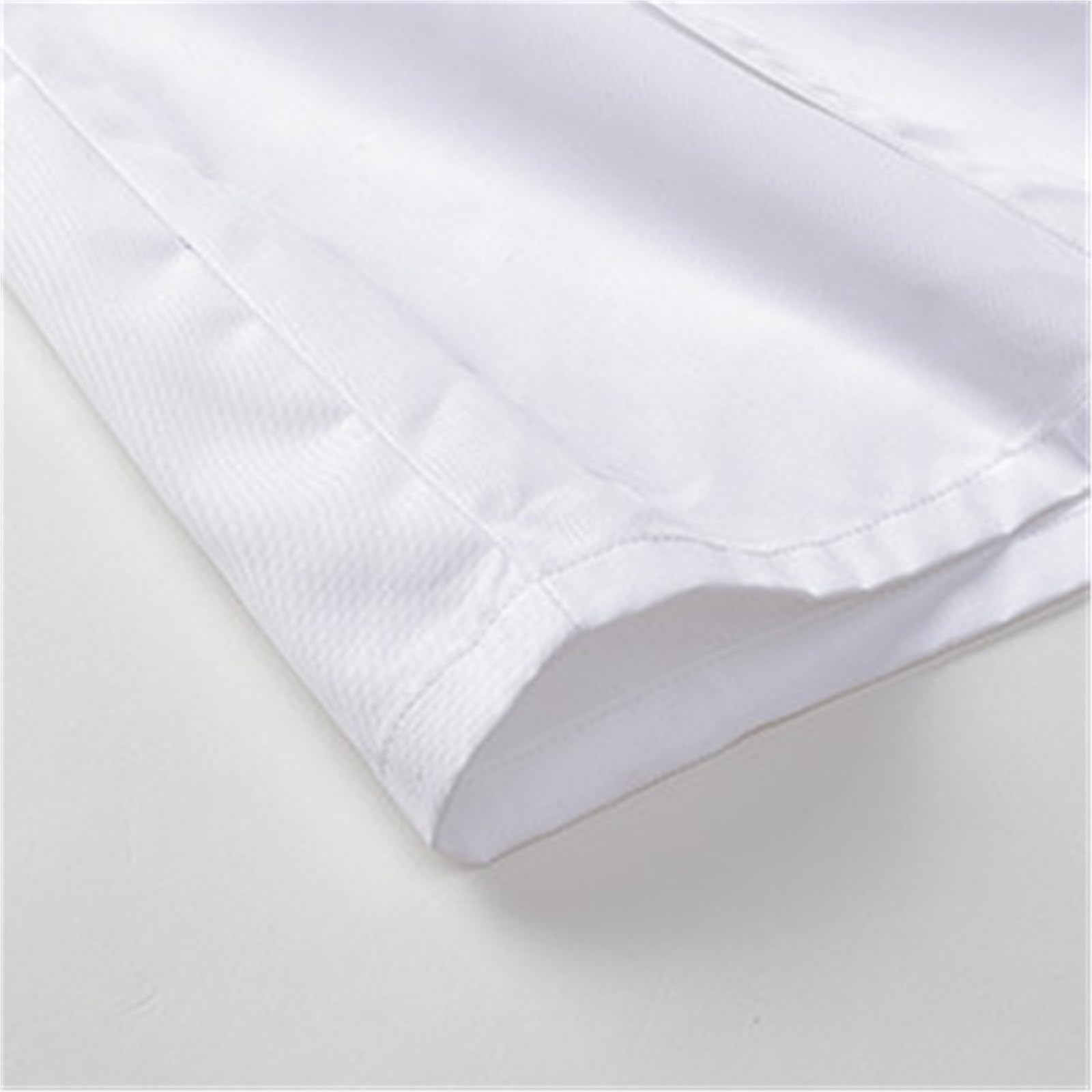 Chaquetilla Cocinero Uniforme de Chef Blanco, Chaqueta de Chef de Manga Larga, Camiseta, Chaqueta de Chef de Hotel, Ropa de Cocina Transpirable for Restaurante y panadería