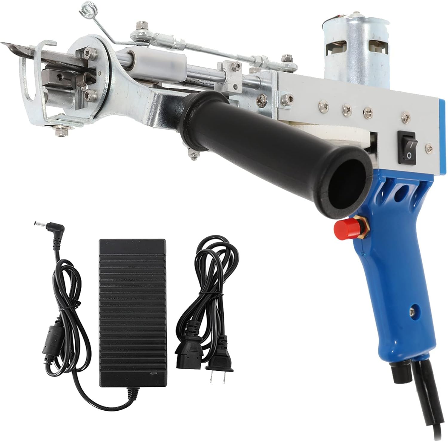 WZFANJIJ Tufting Gun,Cut Pile and Loop Pile 2in1 Dual-Use Rug Gun Rug Making kit,Embroidery Machine Punch Needle