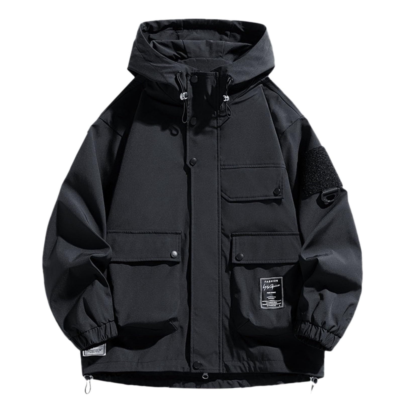 Giacca Impermeabile Uomo, Giacche Estive Uomo, Giacca Uomo Giacca Impermeabile Uomo Giacca Primaverile Autunno Giubbotto Uomo Casual Semplice Giacche con Cappuccio Giacca Softshell Men's Outerwear