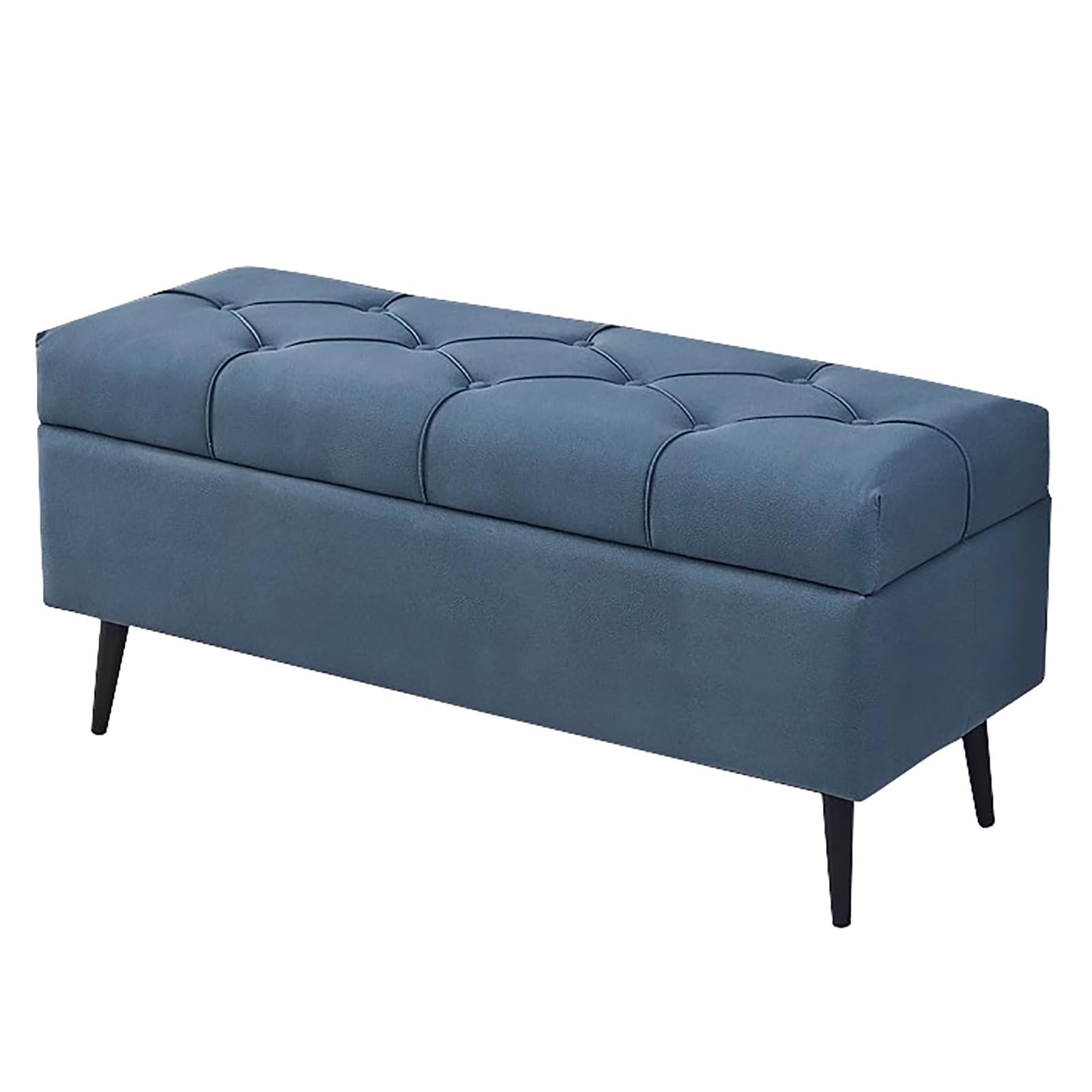 Banc de rangement rembourré avec assise tout confort et rangement caché