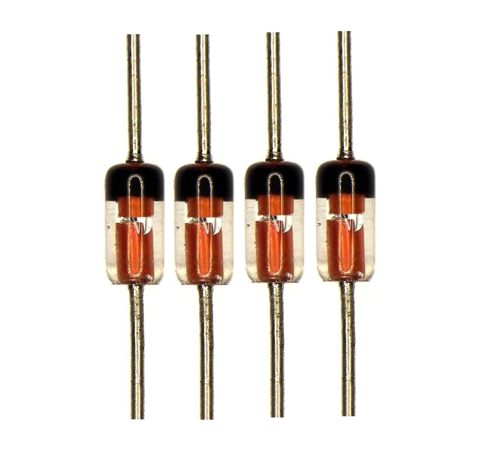 1N60 Germanium Diode - DO7 Package - Pack of 4