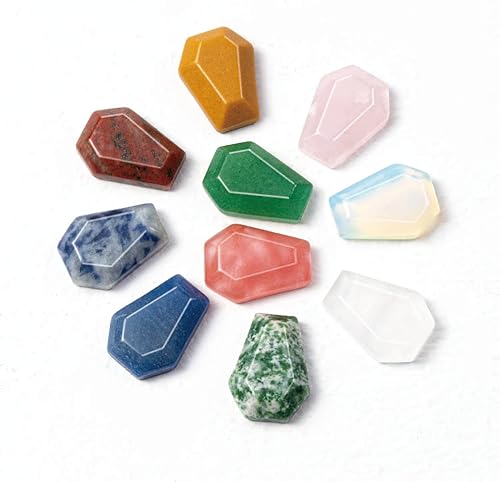 Miniatura 3 de 15 piezas de cristales naturales de corazón con forma de amatista curativa de 0.8 pulgadas, pequeñas piedras preciosas de chakra, juego de bolsillo