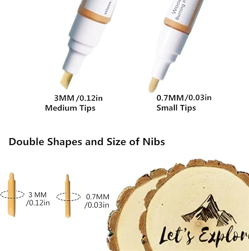 Vista 25 de JAJADO Pasta para quemar madera y mini espátula, gel de quema de madera de 4 onzas para lienzo, mezclilla, madera artesanal, pasta de plantilla