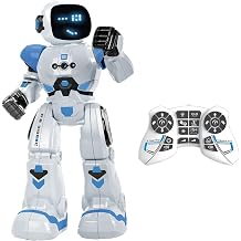 Xtrem Bots - Robbie Remote Controlled Robot with Remote Control Interactive Toy Children from 5 Years Gesture Control Smart Robot Gifts for Children