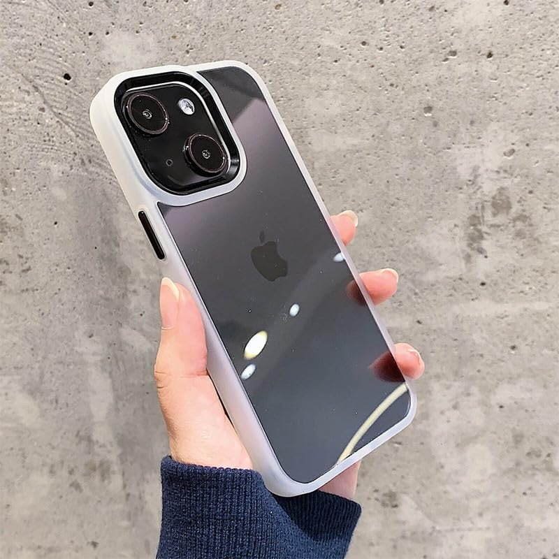 LuxuryKase Clear Matte Bumper Shockproof Case with Metal Camera Protection for Iphone 15 Plus (Acrylic | Rose Gold) (B0CQXPWSQB) Amazon Price History, Amazon Price Tracker