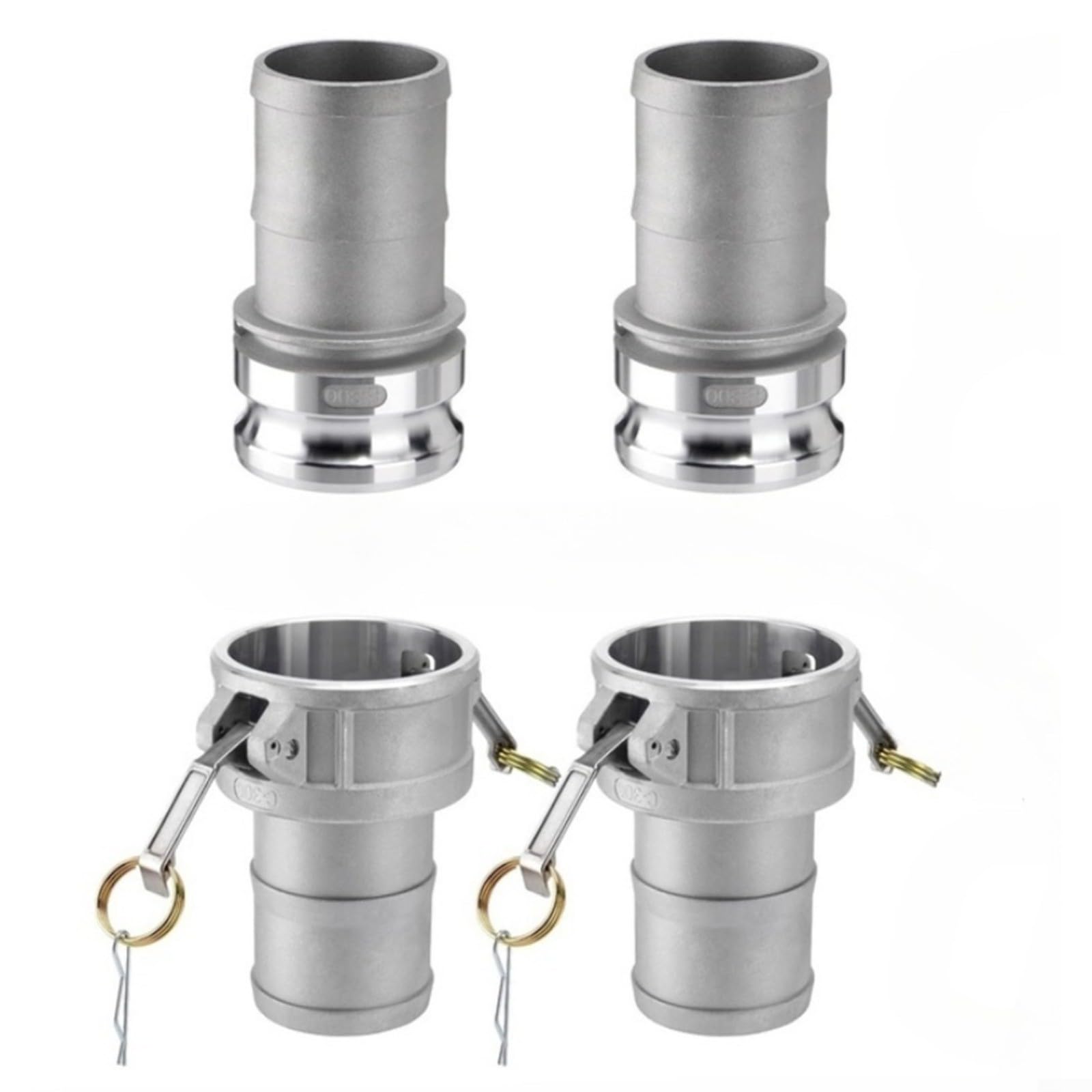 Conectores Camlock de aluminio tipo A y D para transferencia de agua y campos petrolíferos