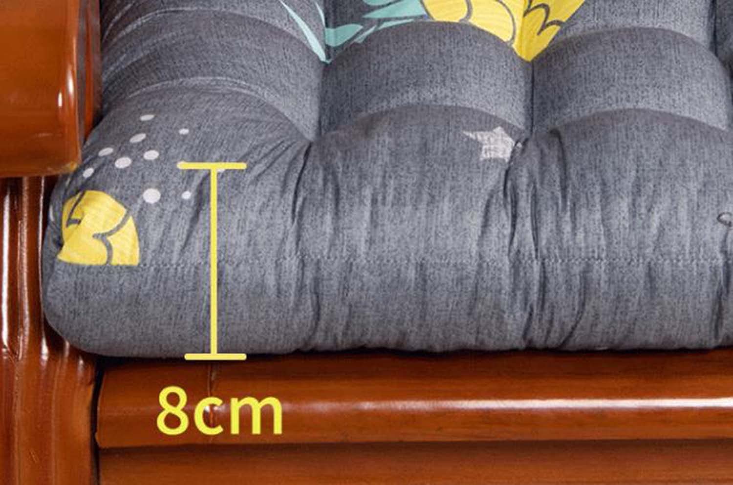 Bankkissen Für 2-3 Personen – 53x170 Cm, Weich, 8 Cm Dick, Für Gartenbank, Terrasse & Innenbereich