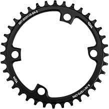 Road Bike Single Chainring 110BCD 4 Bolts CNC Aluminum Alloy Narrow Wide Tooth Chainwheel For 9 10 11 Speed Bicycle 36T 38T 40T 42T 44T Black38T
