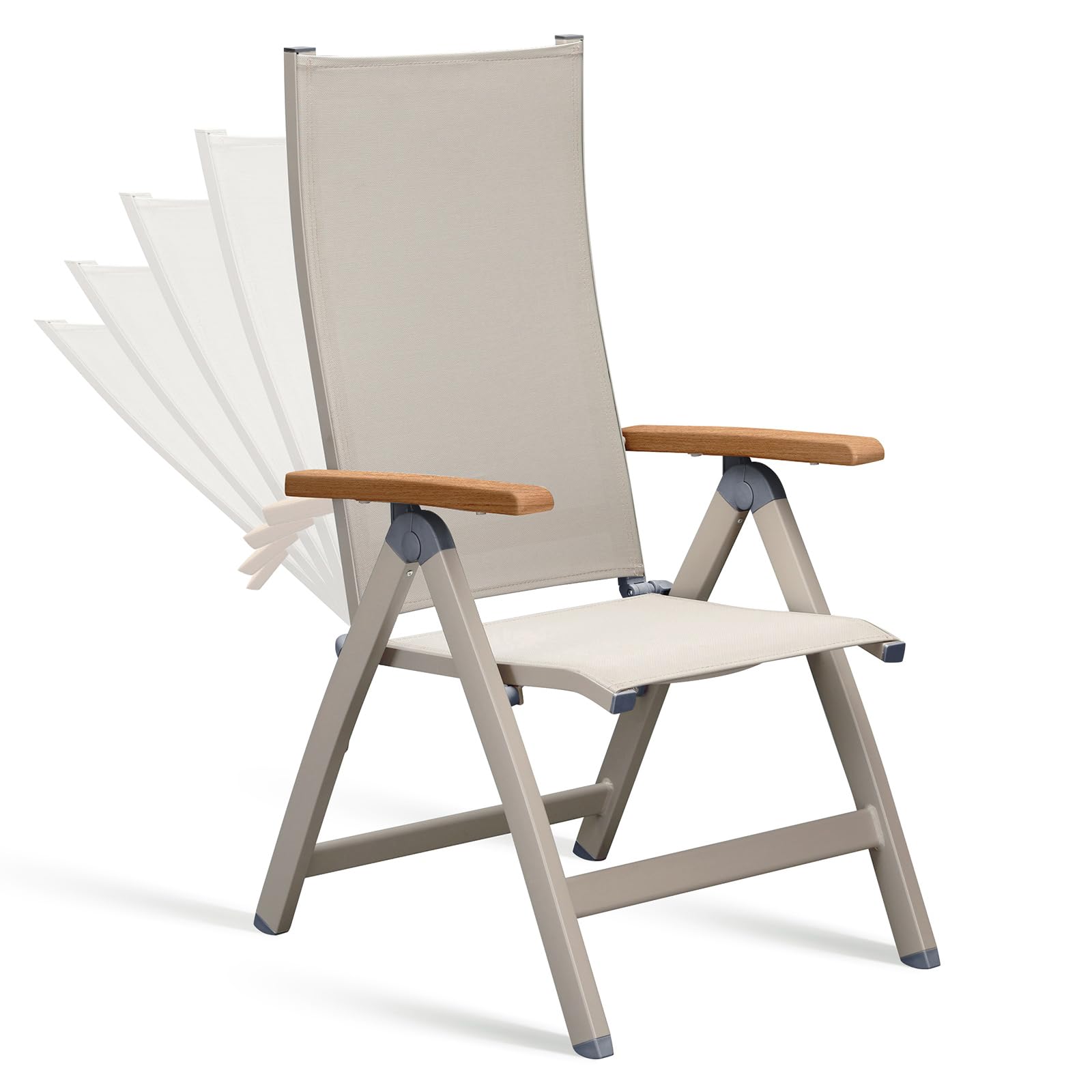 Amazon.com : Sunairsz Adjustable Folding Chair, Indoor & Outdoor