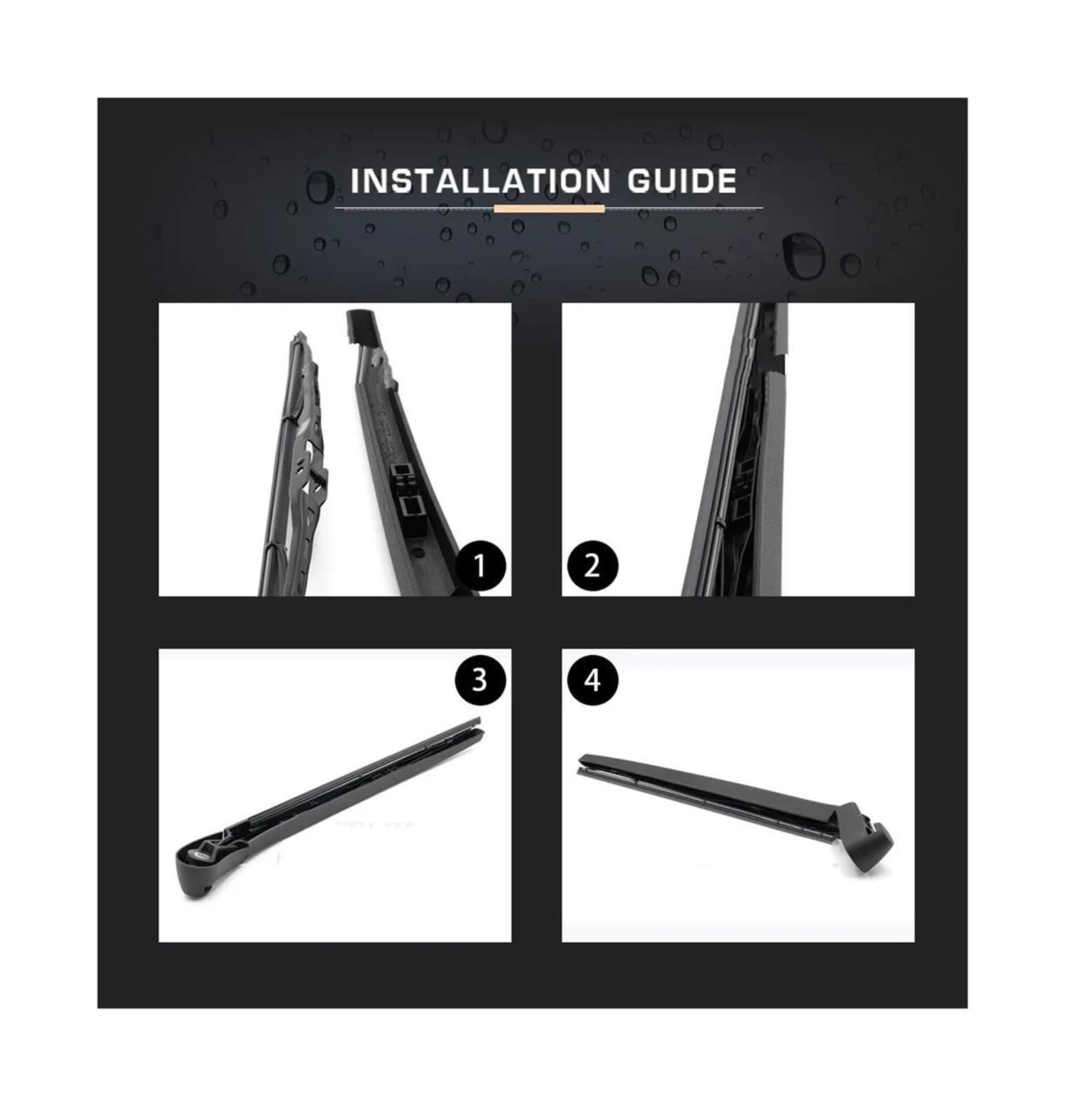 Tergicristalli Parabrezza Per Seat Per Ibiza 2002-2012 Tergicristallo 14 "Spazzola Del Tergicristallo Posteriore E Braccio Set Parabrezza Parabrezza Tergicristalli Posteriori Finestra Tergicristallo