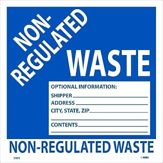 ACCUFORM NMC Labels, Non Regulated Waste, 6X6, PS (HW9ALV)