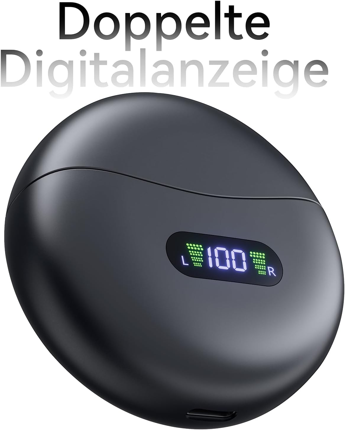 Digital Display on Charging Case