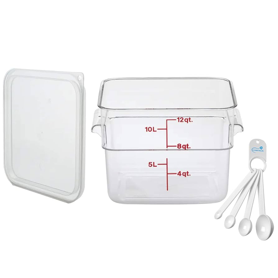 「*⋆❁*Cameron*❁⋆*～断捨離中」 Amazon.com: Lumintrail Cambro 12 Qt Square Food Storage