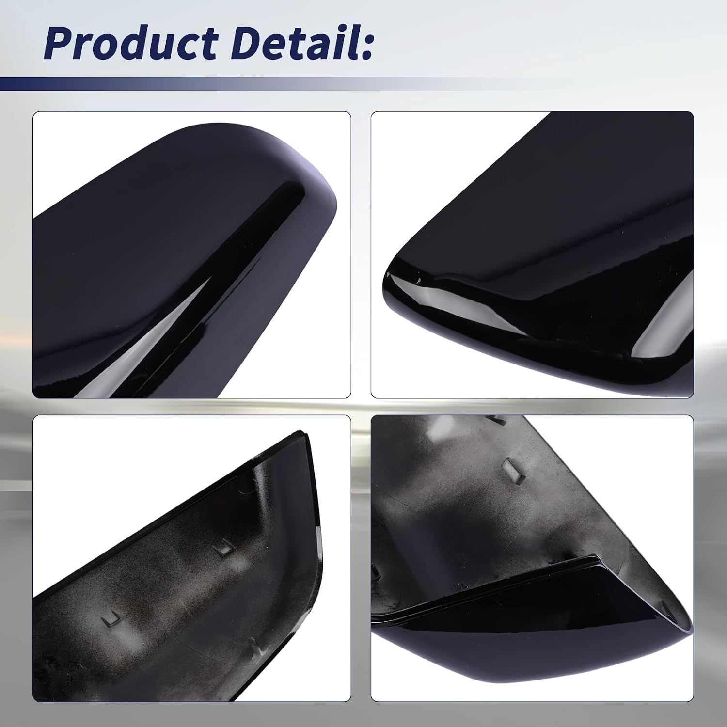 Exterior Side Mirror Cover Passenger Side 23406416 84225387 Compatible with Chevrolet Equinox GMC Terrain 2018-2023 Rearview Mirror Cap Right Side