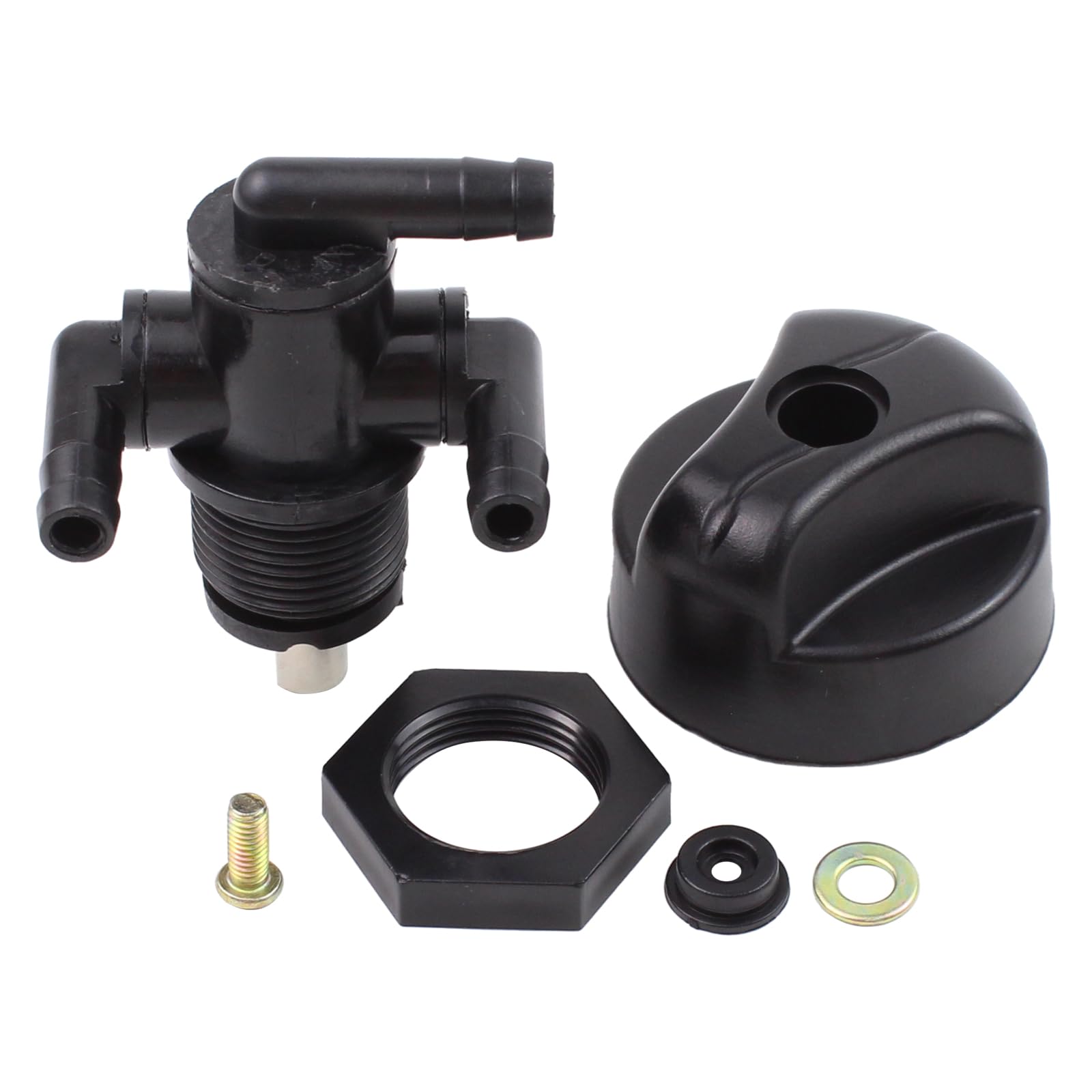 Amazon.com: MOTOKU 3 Way Petcock Tank Fuel Shut-off Valve Switch
