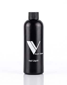 V Beauty Pure Monomer Acrylic Nail Liquid for Smooth & Glossy Finish, 8 Oz
