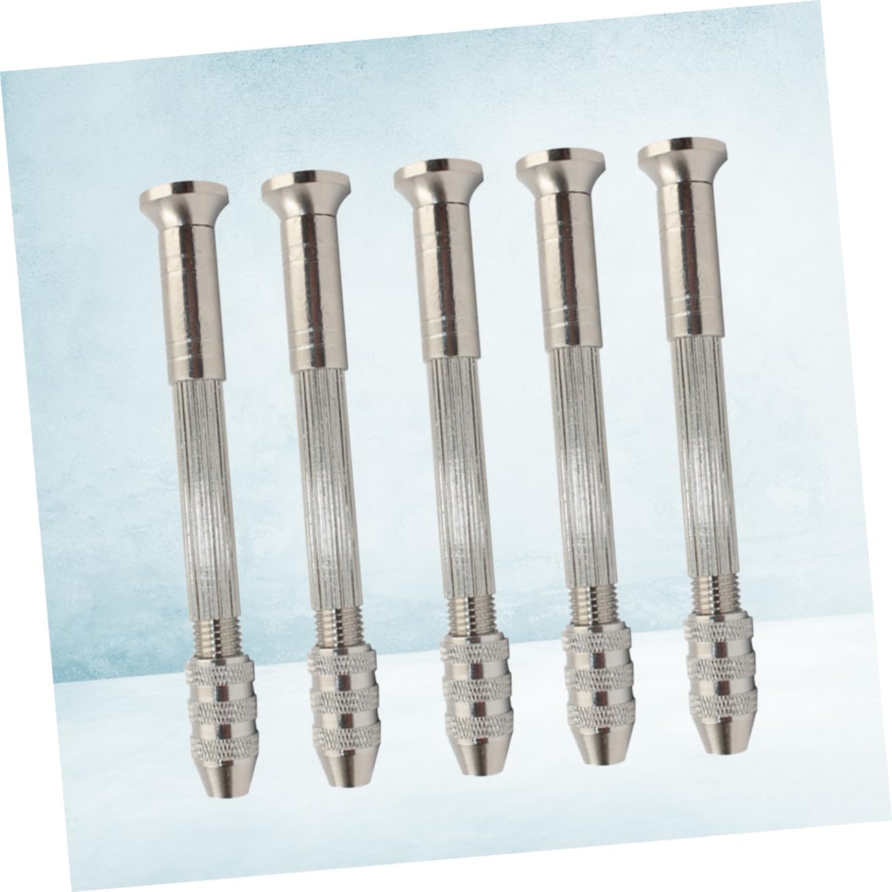 Generic 5pcs Precision Hand Drill for Modelers Pin Vise Tools for Jewelry Pcb and Craft Projects Steel Construction for Accurate Drilling
