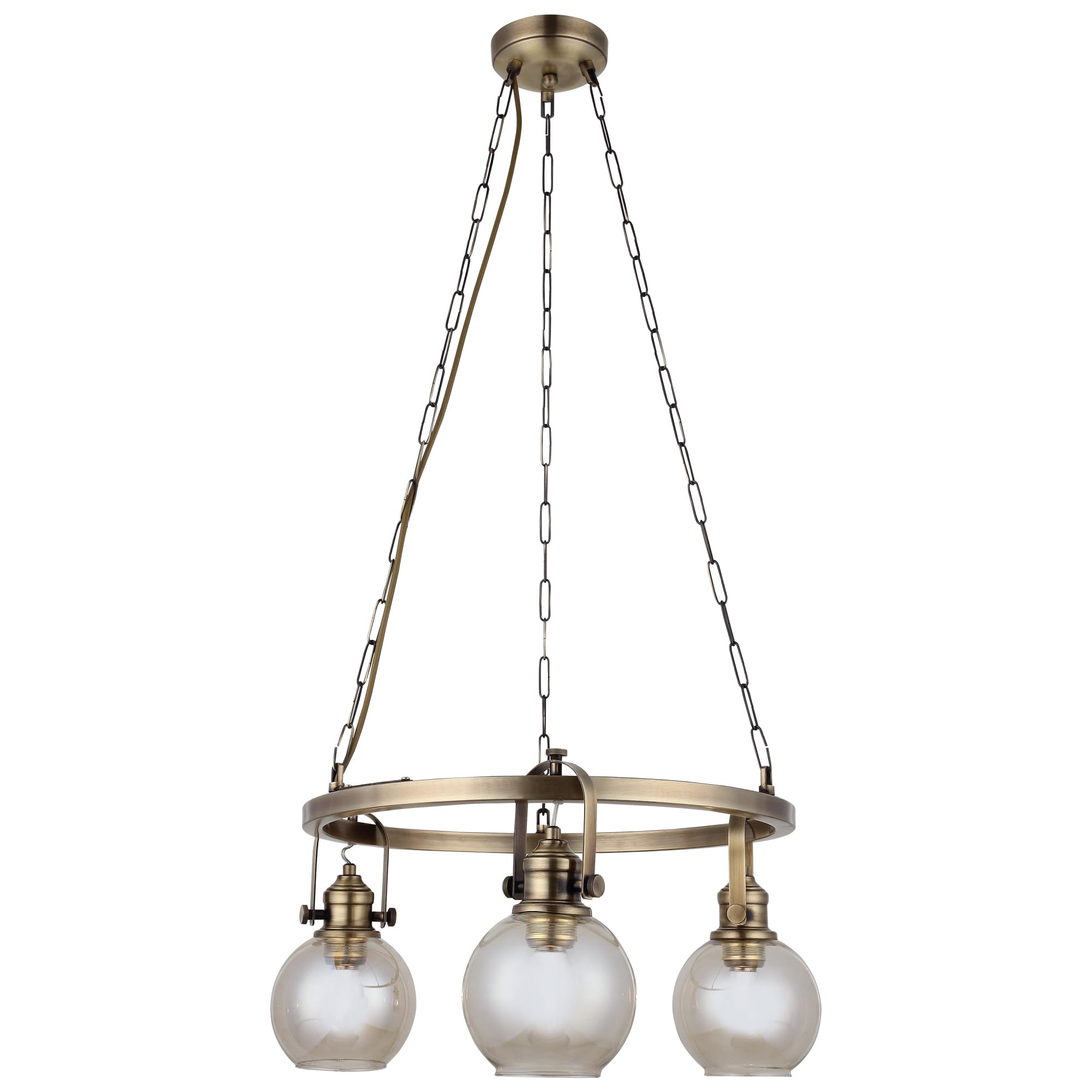 Defni 3'lü Gold Avize