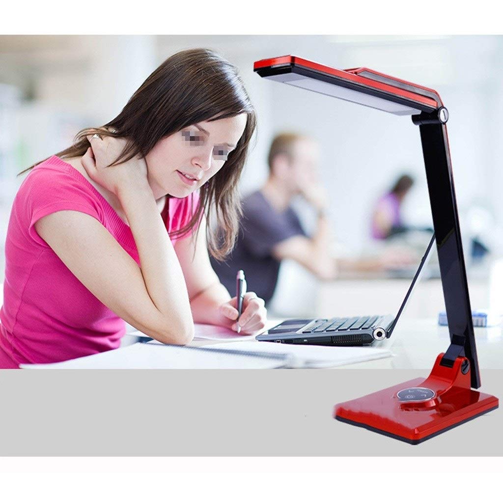 Lampada da Scrivania/Lampada da Tavolo Studente Lampada di Lettura Pieghevole Work Lamp (dimmerabile, Nessuna Luce intermittente) Camera Lampada da Comodino Smart Touch Interruttore Desk Lamp Lampada