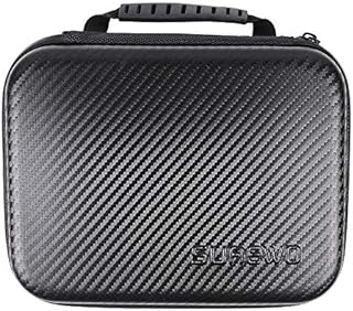SUREWO Surface-Waterproof Carrying Case Compatible with GoPro Hero 10/9/8/7/(2018)/6/5 Black,DJI Osmo Action 2,AKASO/Campark/YI Action Camera and More (Medium)