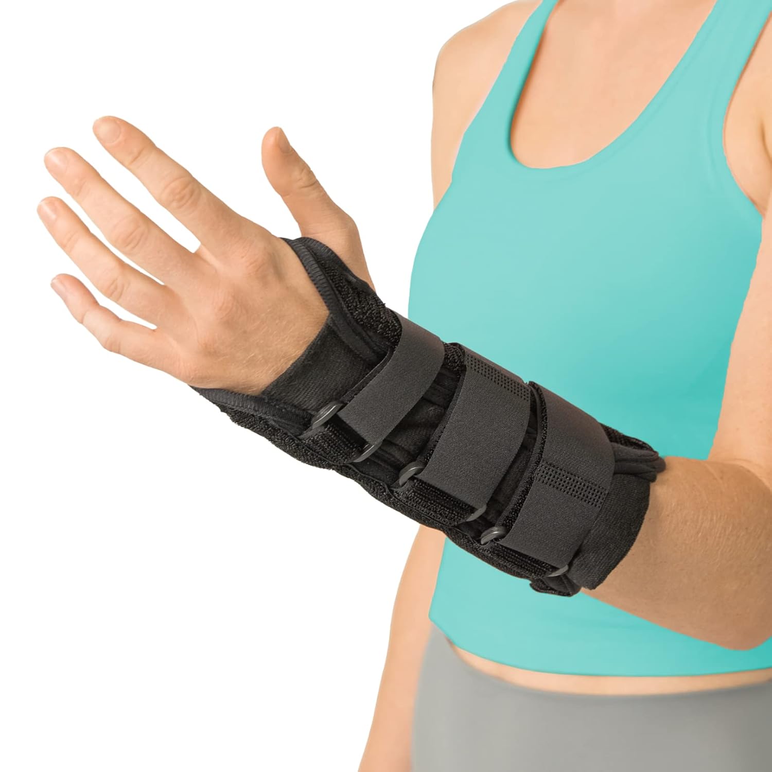 BraceAbility Volar Wrist Splint Right or Left Hand