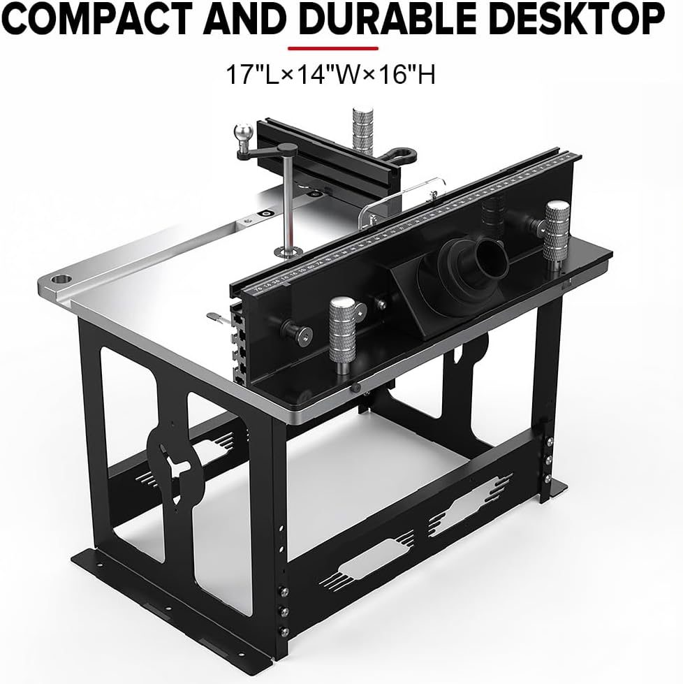 Bench Top Router Table, Full Size Portable Router Table, Workshop Table Router, Workbench Accessory Imperial