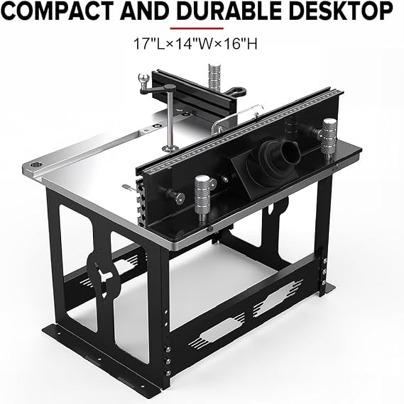 Bench Top Router Table, Full Size Portable Router Table, Workshop Table Router, Workbench Accessory Imperial