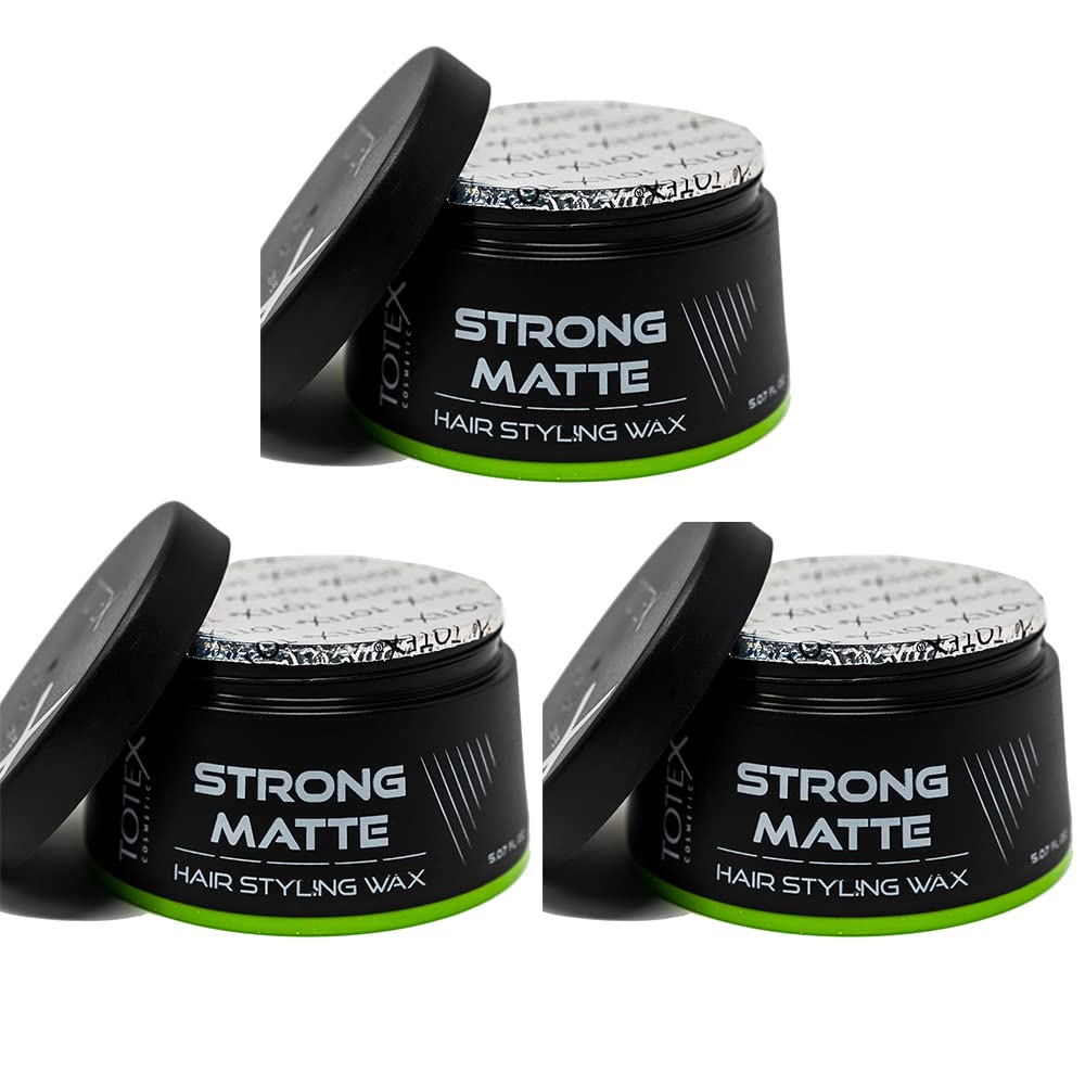Totex STRONG MATTE Hair Styling Wax 150 ml I 12 Stück