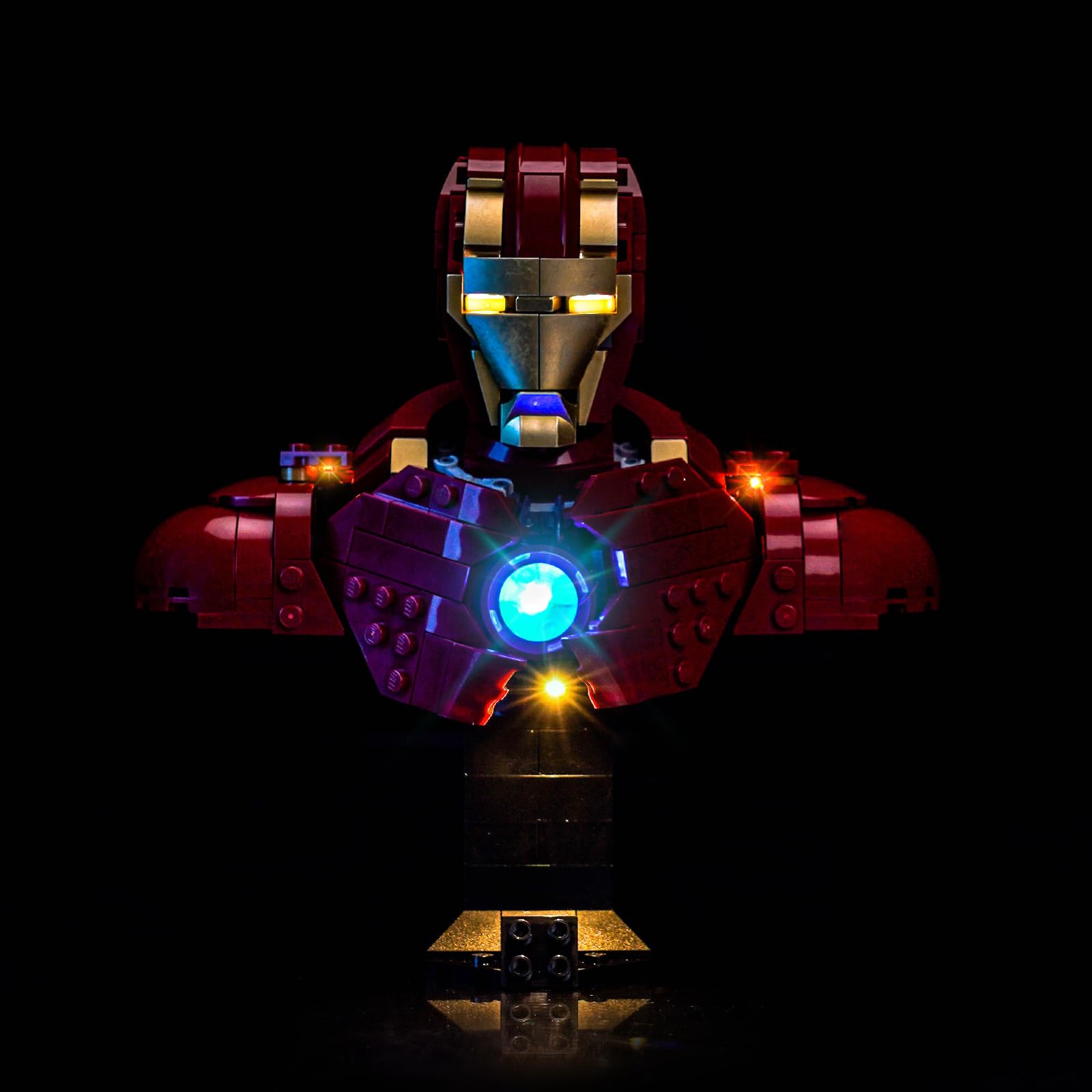 Kit de luz LED compatible con Lego 76329 Miles Morales Mask (sin modelo) juguete creativo — view 44