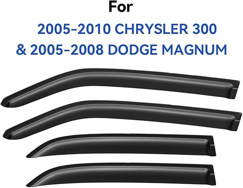 Miniatura 799 de Visores protectores de lluvia para ventana, deflectores de viento de canal exterior