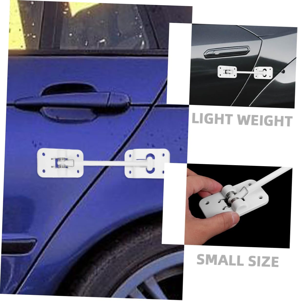 Alipis 2sets Rv Door Latch Trailer Door Holder for Cargo and Camper Easy to Install Windproof Hook Fit