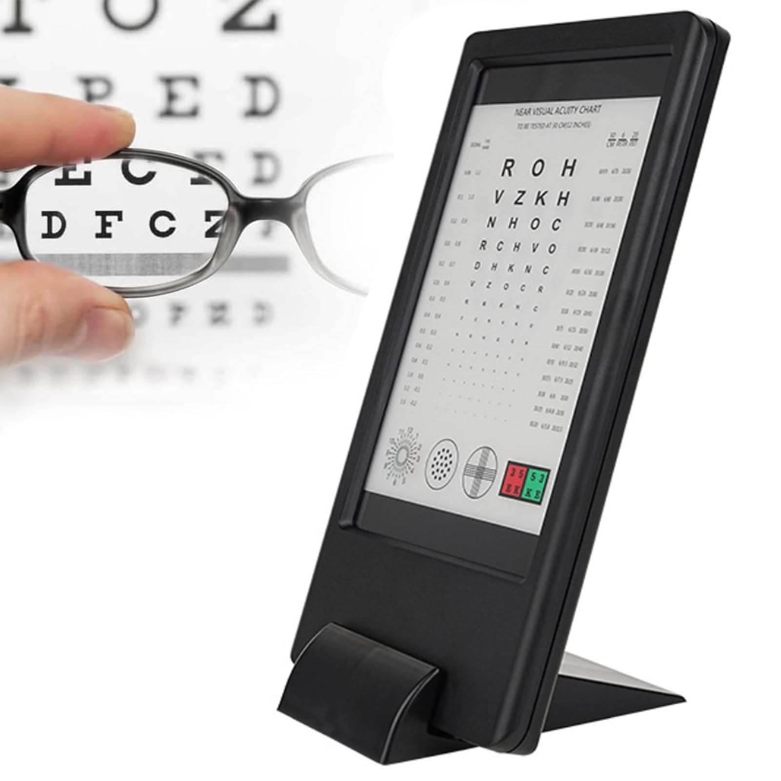Tabelle Digitali Per Esami Della Vista, Test Della Visione Da Vicino A Led Con Barre Rosse E Verdi, 5 Bersagli Di Rilevamento, Per Ospedale, Scuola, Casa, Ufficio