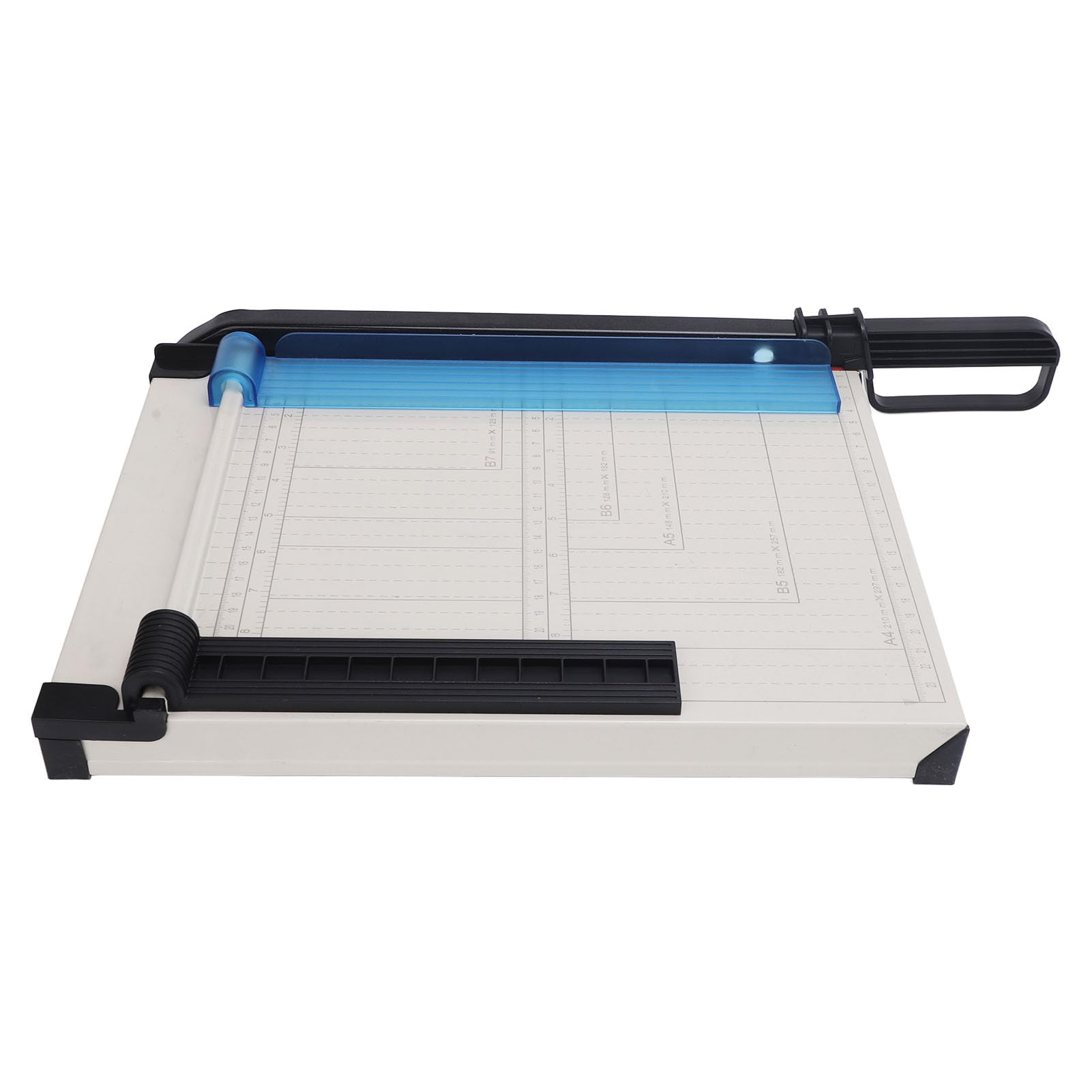 Taglierina manuale, taglierina da tavolo con lama in acciaio incisiva, strumento di taglio accurato per foto, cartoline, etichette, area di taglio 320 x 250 mm, include 3