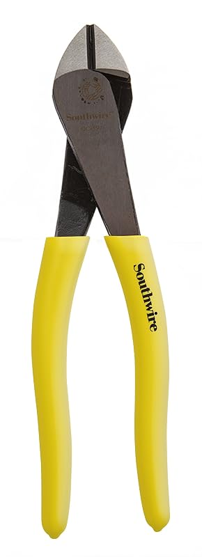 Alicate de Corte Diagonal Southwire de Alta Alavancagem, 20,3 cm, Aço-Liga Forjado, Lâminas Endurecidas por Indução, Cabo Ergonômico, DCP8D