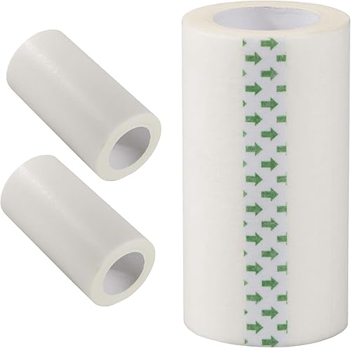 Miniatura 5 de Cinta médica de papel de 3 pulgadas x 10 yardas para uso de primeros auxilios de emergencia paquete de 3 rollos ligera, transpirable, microporosa,