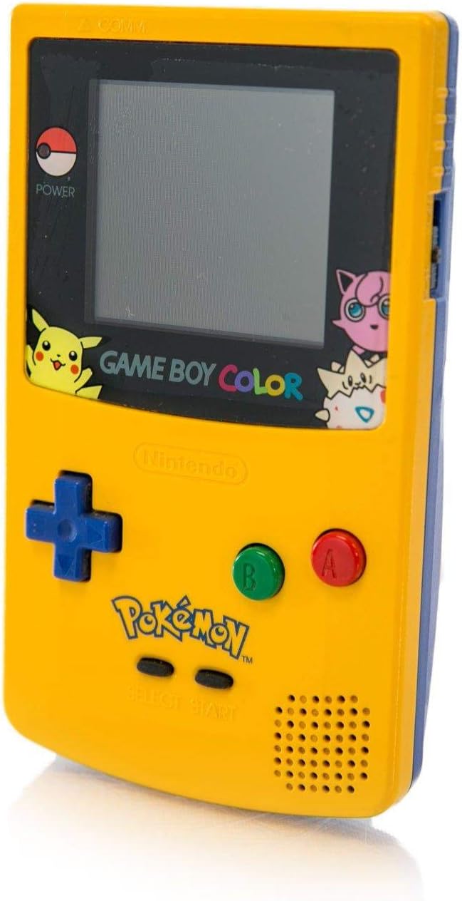 Game Boy Color - Limited Pokemon Edition - Yellow (Renewed)