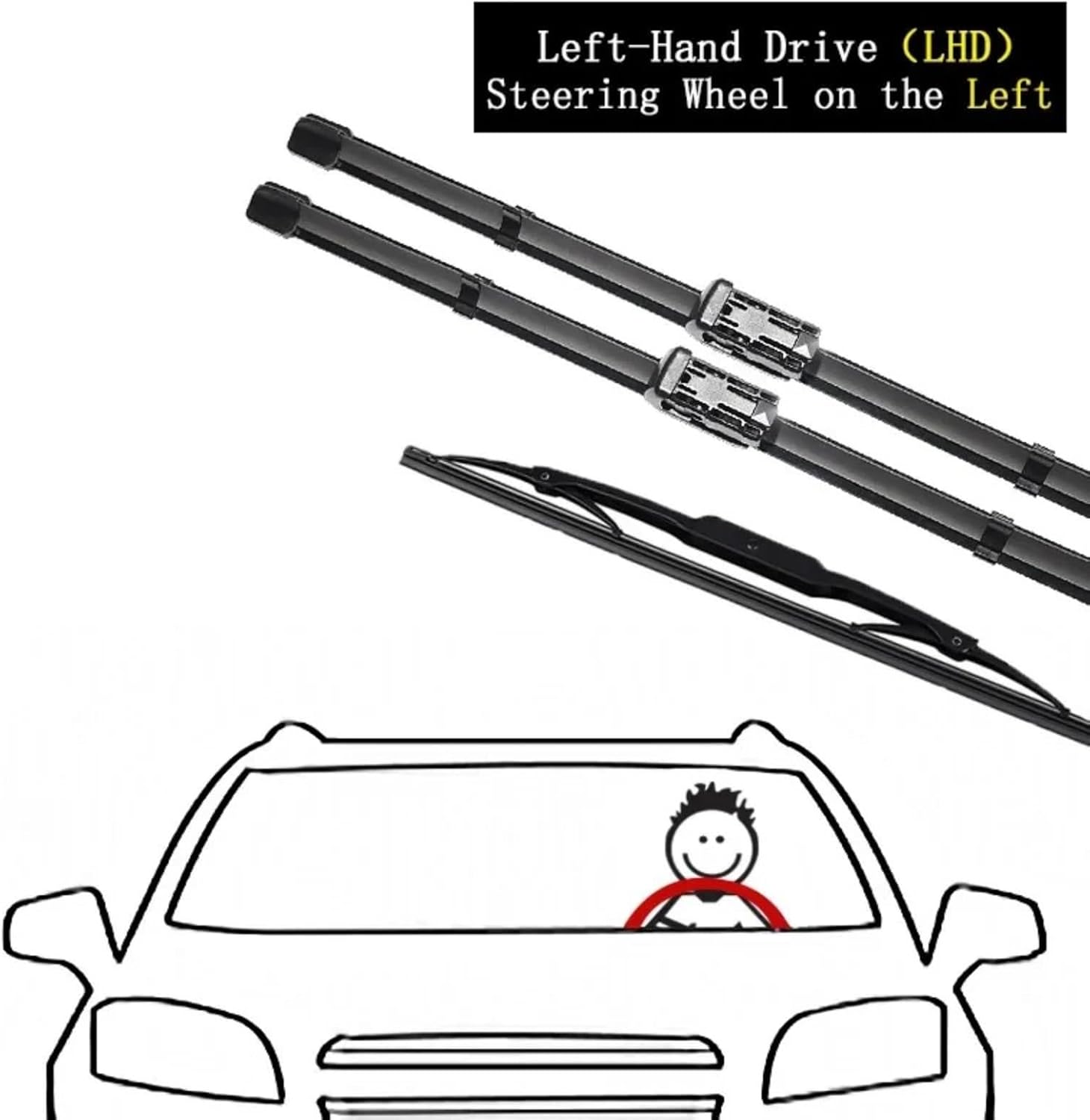Rubber Strip Wipe Cleaning Brushe Protect Windshield Accessories Car Wiper Blades For Seat Ibiza 6L MK3 2002 2003 2004 2005~2008(RHD)