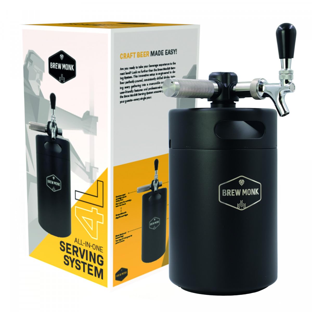 Mini Keg 4l - Brew Monk