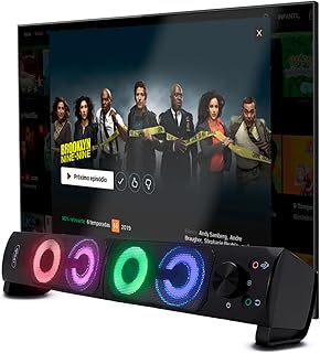 Caixa de som potente pc notebook computador smart tv usb p2 caixas