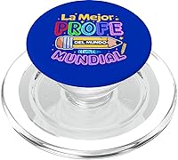 Vista 8 de La mejor profe del mundo mundial PopSockets intercambiables PopGrip
