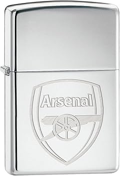ARSENAL FC ENGRAVED CREST ZIPPO LIGHTER : Amazon.nl: Sports