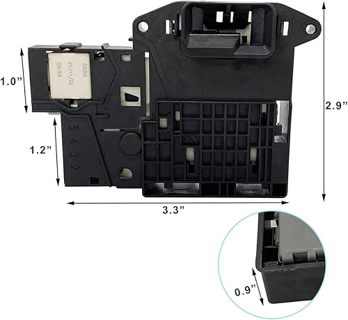 Miniatura 4 de EBF61315802 Reemplazo del interruptor de bloqueo de puerta de lavadora para LG Kenmore piezas de bloqueo de lavadora, reemplaza 2667085, AP5672154,
