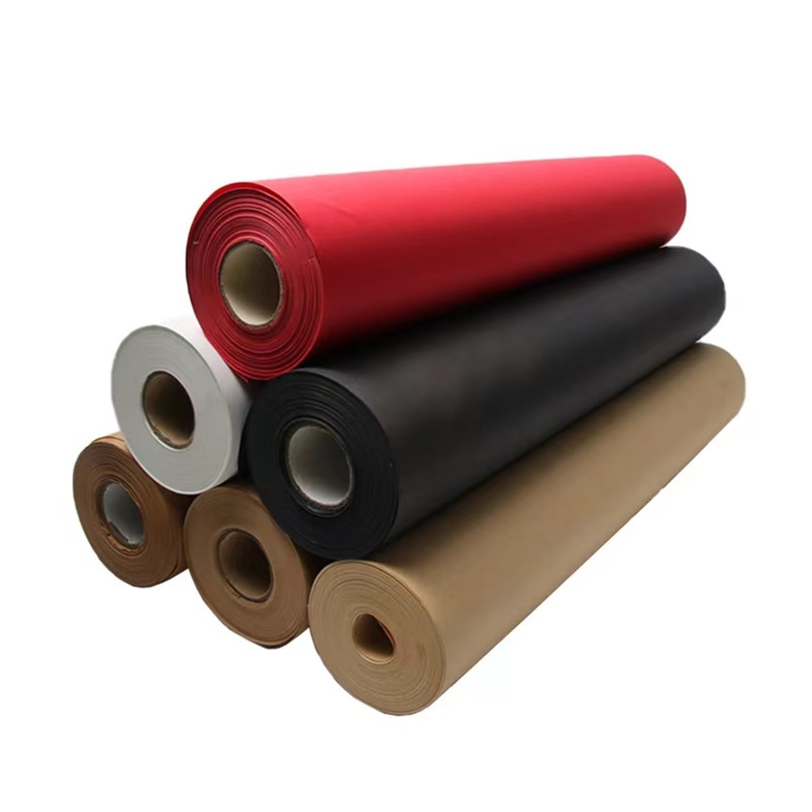 Pakowanie prezentów, Rolka papieru pakowego 38 cm x 5-10 m Wielokolorowe opakowanie na prezent Move Art Craft Ściana podłogowa statku(Red 38cmx5m)