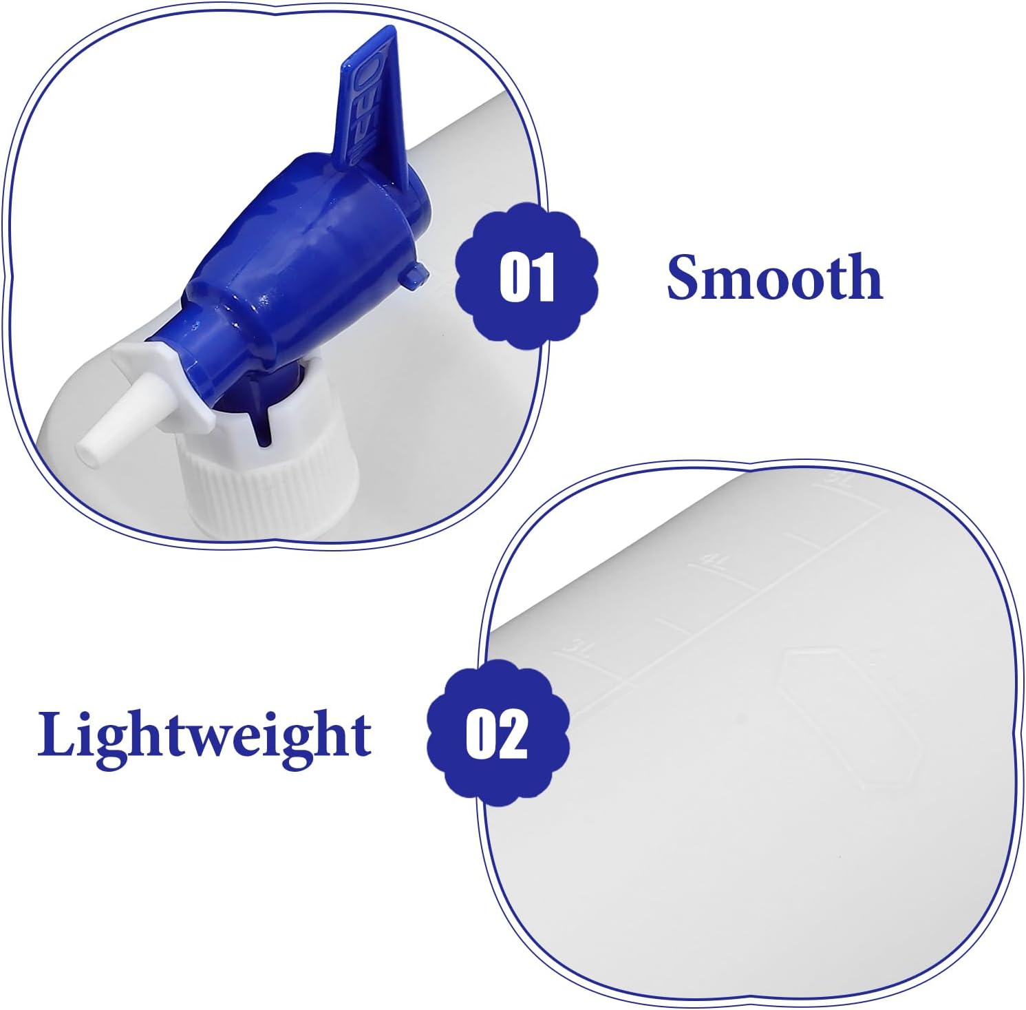 PRETYZOOM Break-resistant Water Container Lab Jug Spigot Sturdy for School and Lab