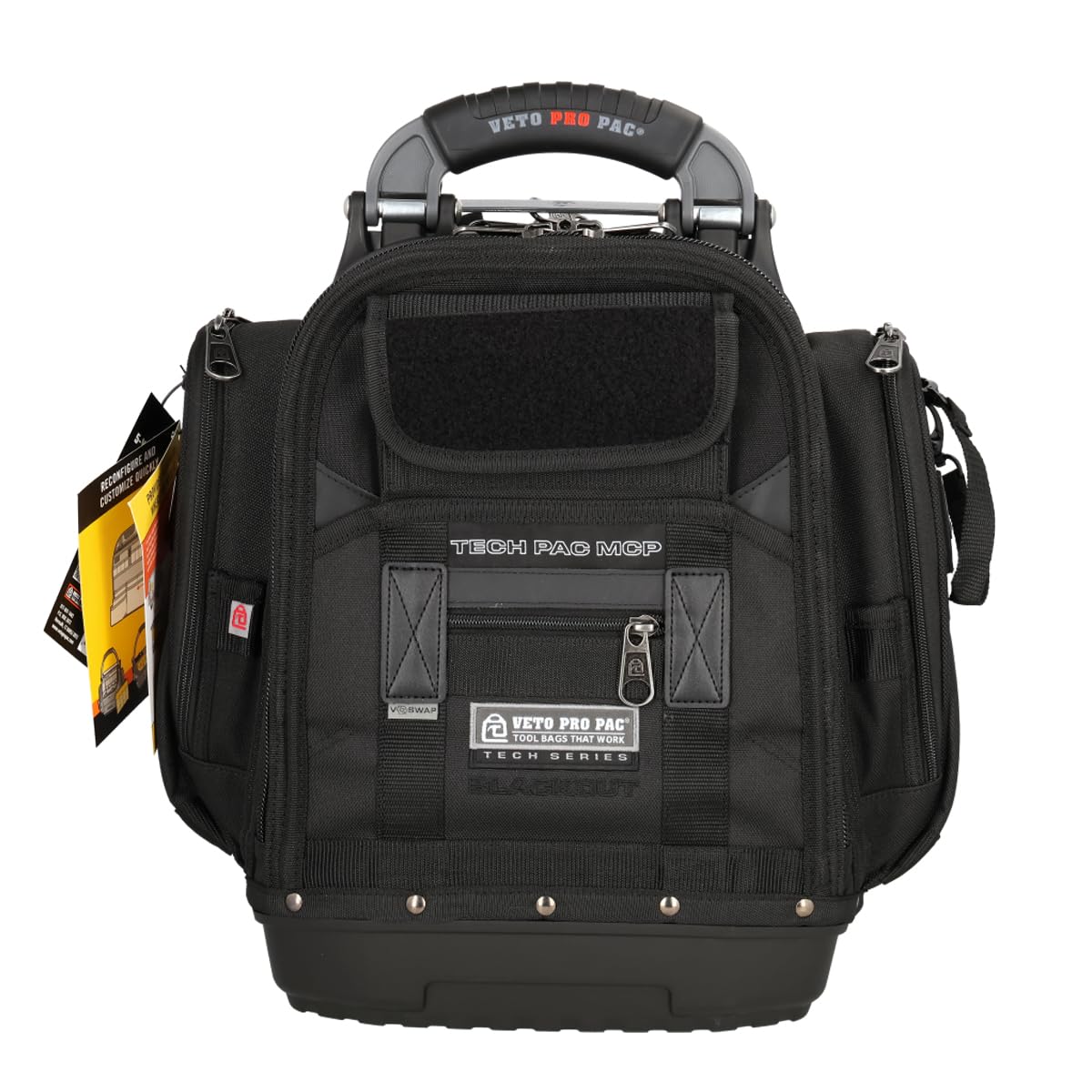 Veto Tech Pac MCP Blackout Compact & Customisable Service Tech Tool Backpack VPP10959