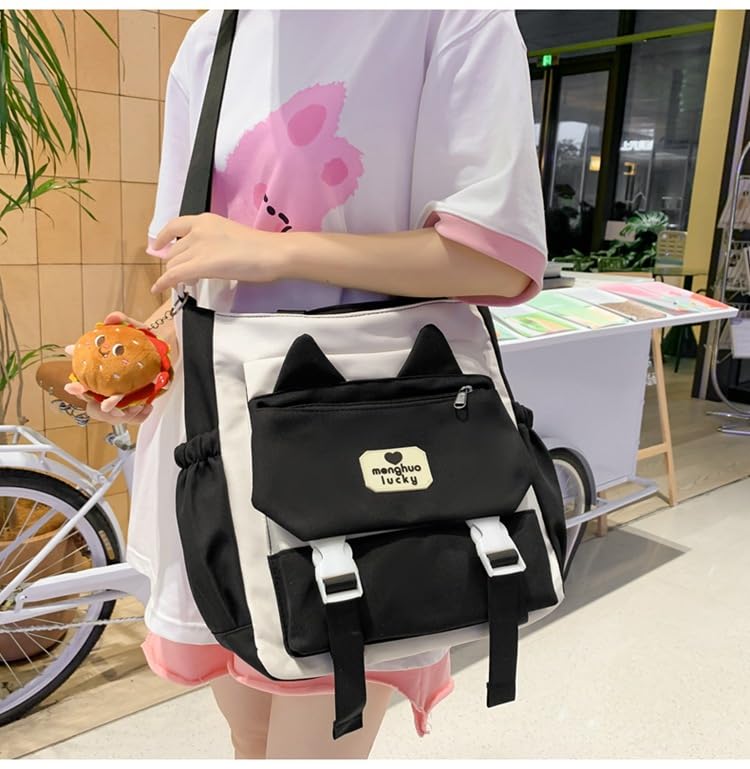 Cute Messenger Bag Kawaii Bear Crossbody Bag for Women Aesthetic Bag Ita Bag Tote Bag3