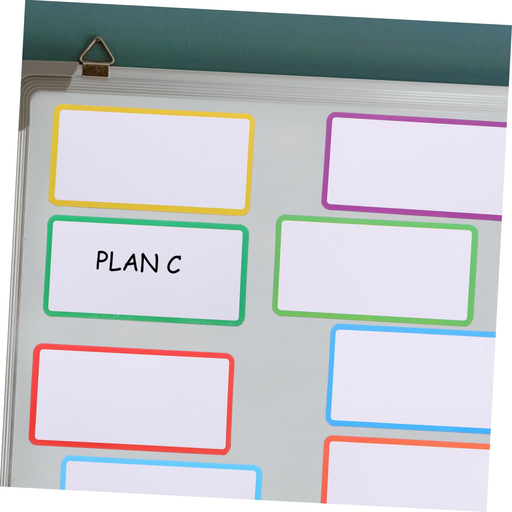 SEWACC 48stücke Magnetische Namensetiketten Abwischbare Beschriftungsschilder Für Kühlschrank Und Whiteboard Wiederverwendbare Bunte Magnetetiketten Für Büro Und Bastelprojekte