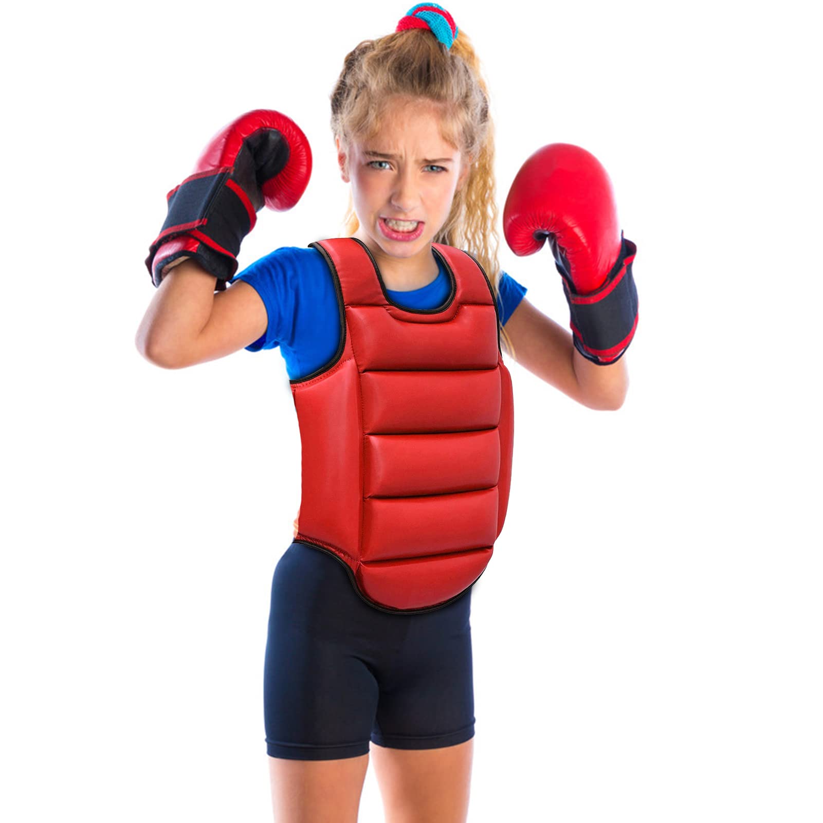 Protecteur Corporel De Boxe (S) - Plastron De Boxe | Corps Garde De La Poitrine Protecteur Parfait pour Sports De Combat Kickboxing pour La Protection De La Poitrine du Sport