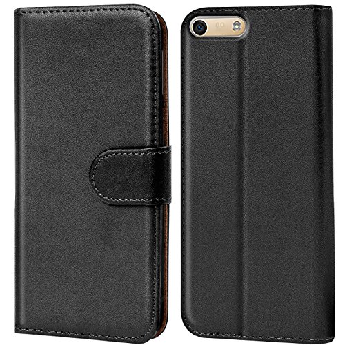 Verco custodia per Huawei G6, Case per G6 Cover PU Pelle Portafoglio Protettiva, Nero