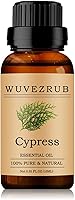 Vista 1 de Aceites esenciales de ciprés de 0.33 onzas líquidas, 100% puro y natural para difusor de aromaterapia, 0.33 onzas líquidas / ciprés